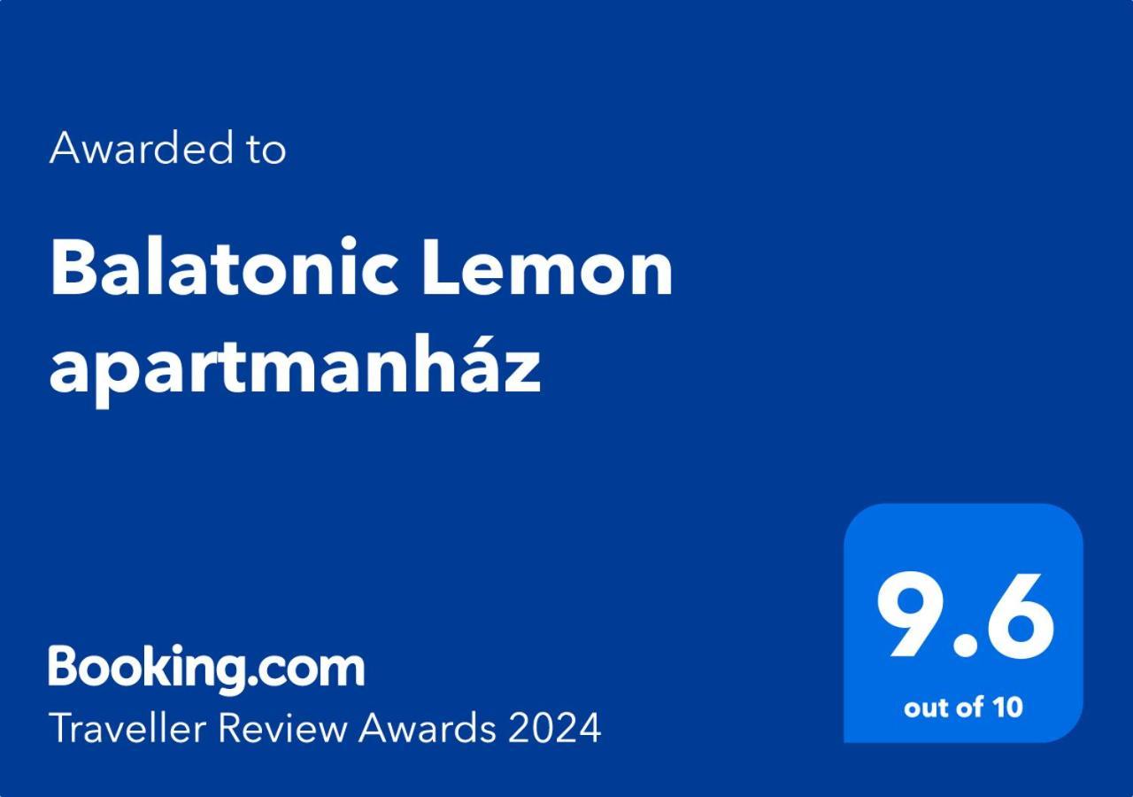 שיופוק Balatonic Lemon Apartmanhaz מראה חיצוני תמונה